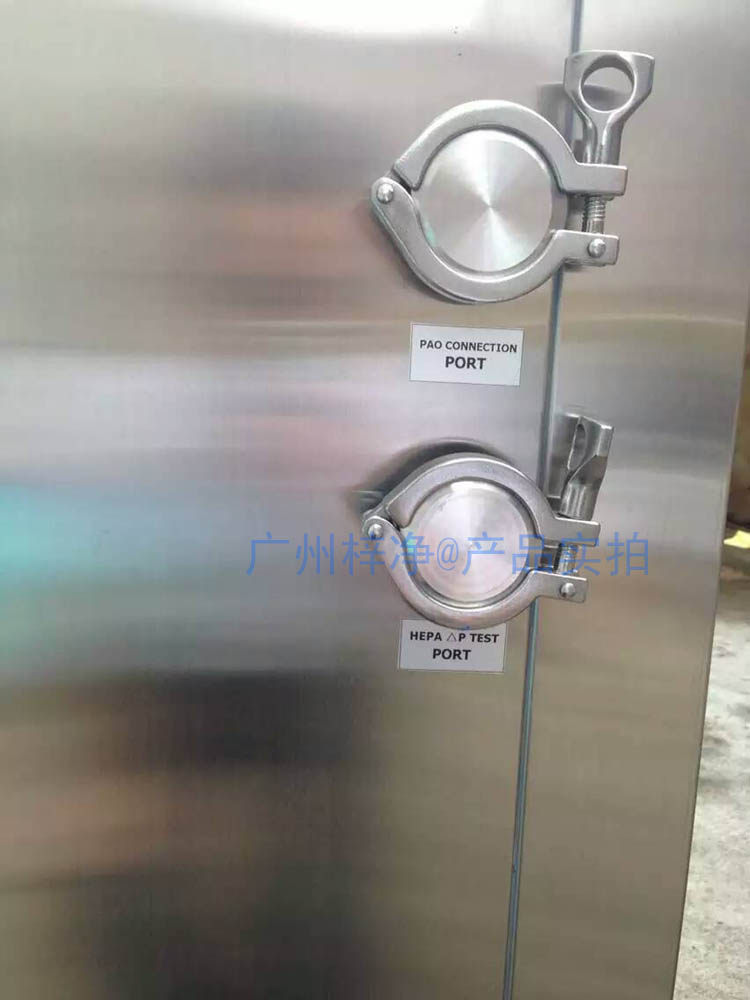 層流傳遞窗配有PAO/DOP檢測(cè)口 層流傳遞窗配有PAO/DOP檢測(cè)口