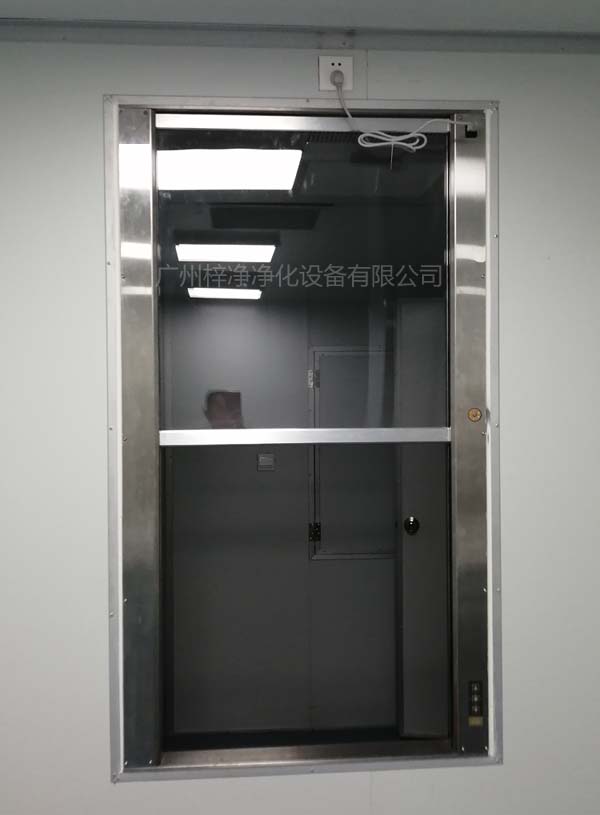 單門電動(dòng)升降傳遞窗安裝案例 單門電動(dòng)升降傳遞窗安裝案例