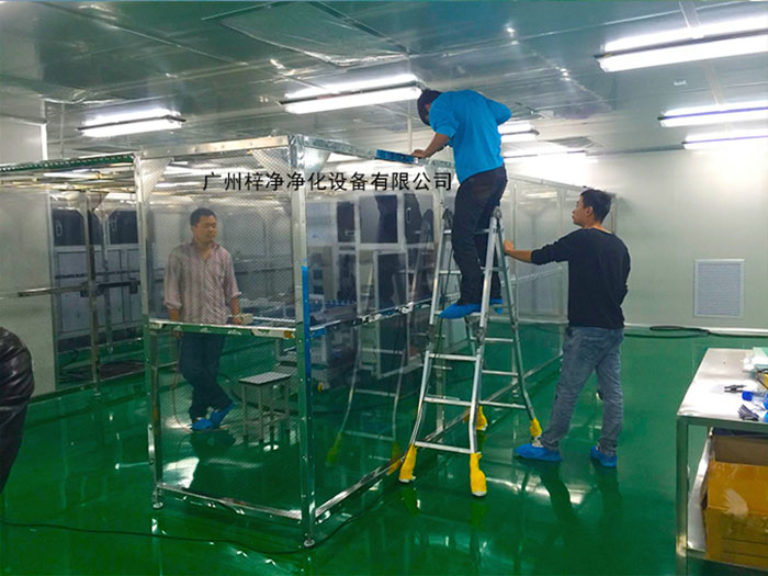 潔凈棚的安裝地點應選擇平整、堅實、穩定的地面，確保安裝后不會出現沉降或傾斜。