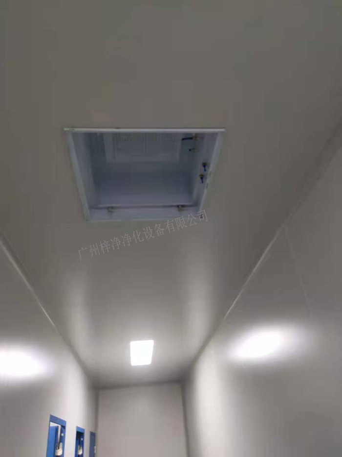 高效送風口應安裝在無塵室內的適當位置 高效送風口應安裝在無塵室內的適當位置